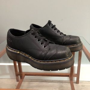 Dr. Martens #8651 “Made in England” lace-up platforms